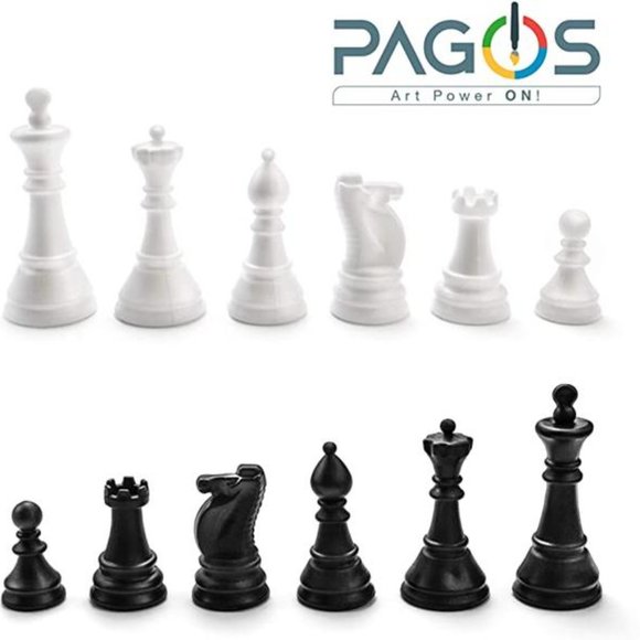 Pagos Chess Set - Portable Travel Chess Board Game - Picture 5 of 7